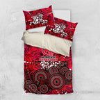 Melbourne Renegades Bedding Set Graffiti Urban Aboriginal Dot Abstract Design