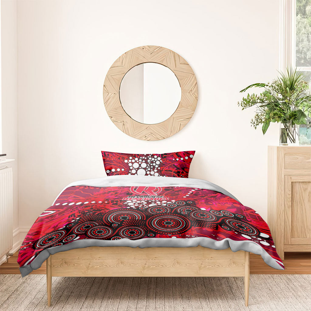 Melbourne Renegades Bedding Set Graffiti Urban Aboriginal Dot Abstract Design