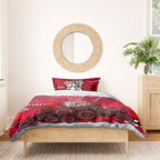 Melbourne Renegades Bedding Set Graffiti Urban Aboriginal Dot Abstract Design