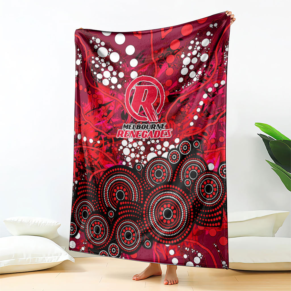 Melbourne Renegades Blanket Graffiti Urban Aboriginal Dot Abstract Design