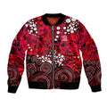 Melbourne Renegades Bomber Jacket Graffiti Urban Aboriginal Dot Abstract Design