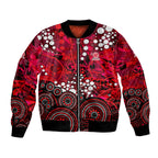 Melbourne Renegades Bomber Jacket Graffiti Urban Aboriginal Dot Abstract Design