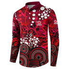 Melbourne Renegades Button Sweatshirt Graffiti Urban Aboriginal Dot Abstract Design