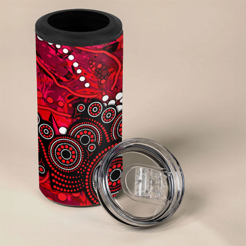 Melbourne Renegades 4 in 1 Can Cooler Tumbler Graffiti Urban Aboriginal Dot Abstract Design