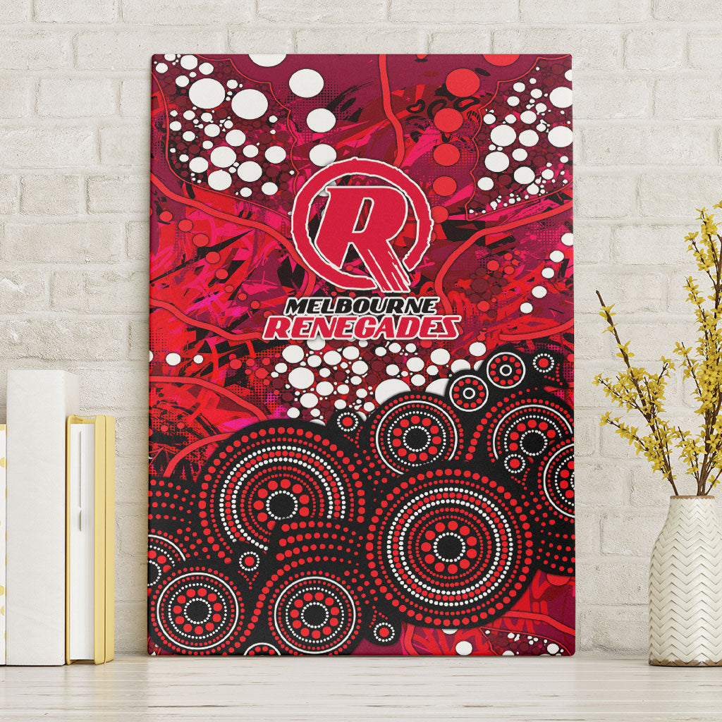 Melbourne Renegades Canvas Wall Art Graffiti Urban Aboriginal Dot Abstract Design