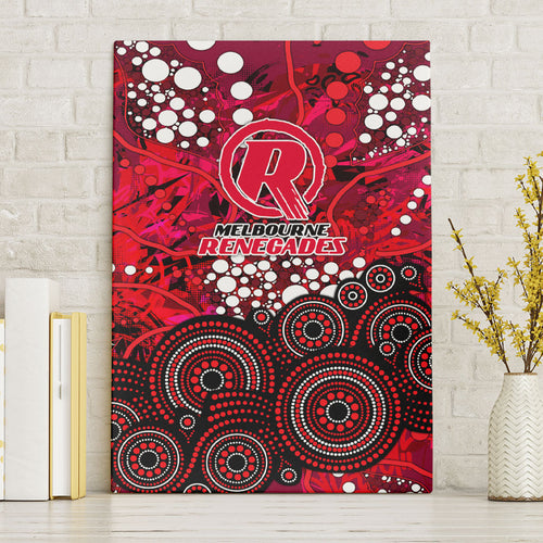 Melbourne Renegades Canvas Wall Art Graffiti Urban Aboriginal Dot Abstract Design