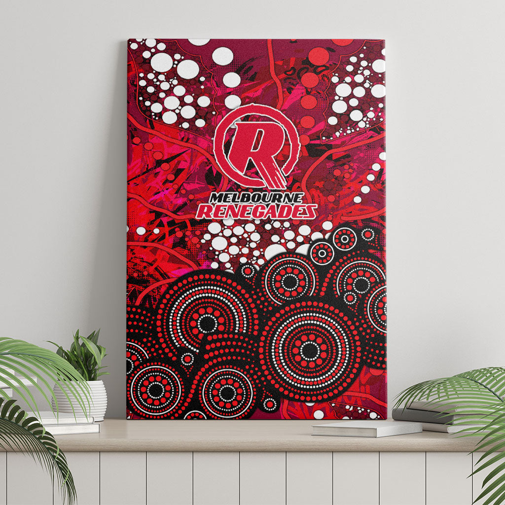Melbourne Renegades Canvas Wall Art Graffiti Urban Aboriginal Dot Abstract Design