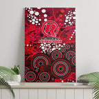 Melbourne Renegades Canvas Wall Art Graffiti Urban Aboriginal Dot Abstract Design