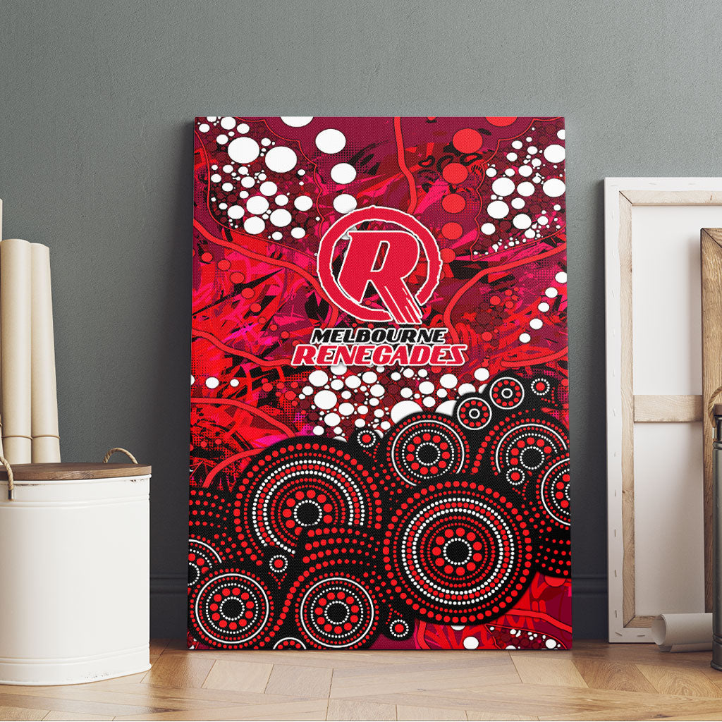Melbourne Renegades Canvas Wall Art Graffiti Urban Aboriginal Dot Abstract Design