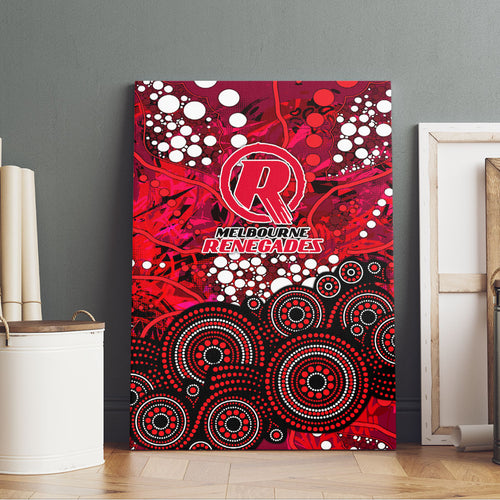 Melbourne Renegades Canvas Wall Art Graffiti Urban Aboriginal Dot Abstract Design
