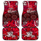 Melbourne Renegades Car Mats Graffiti Urban Aboriginal Dot Abstract Design