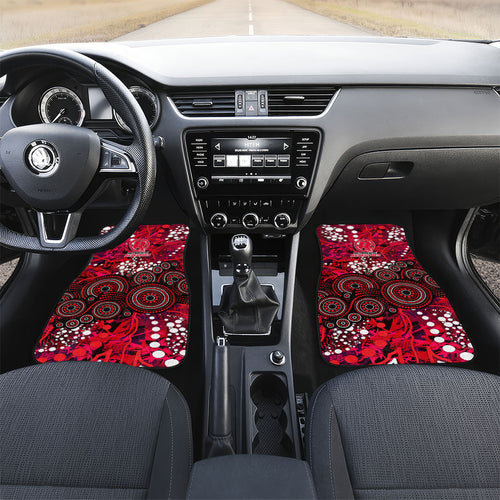 Melbourne Renegades Car Mats Graffiti Urban Aboriginal Dot Abstract Design