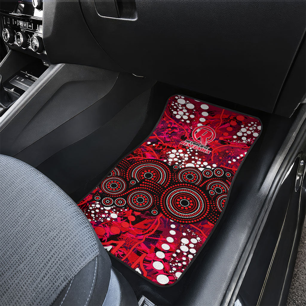 Melbourne Renegades Car Mats Graffiti Urban Aboriginal Dot Abstract Design
