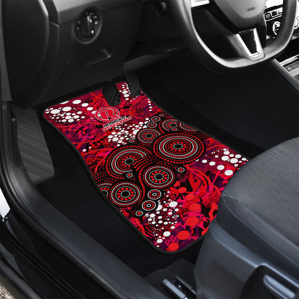 Melbourne Renegades Car Mats Graffiti Urban Aboriginal Dot Abstract Design