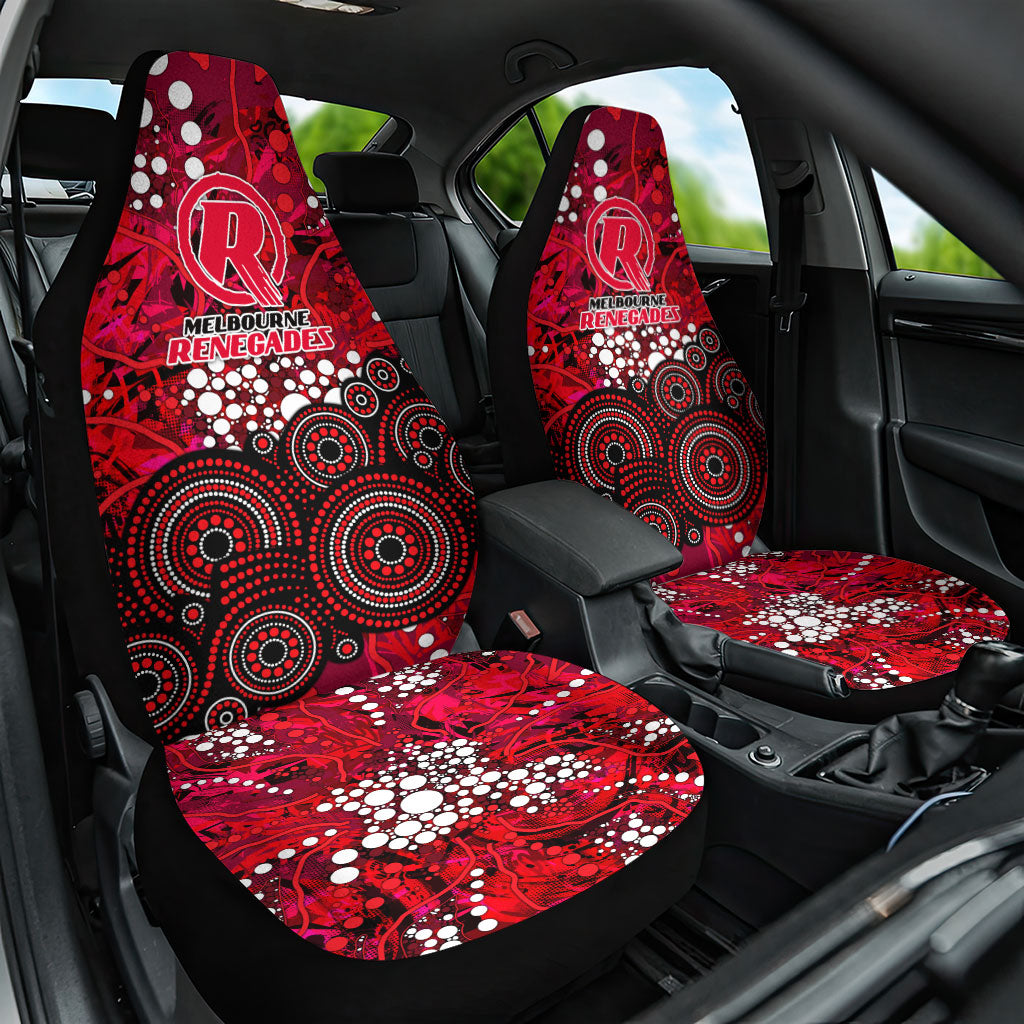 Melbourne Renegades Car Seat Cover Graffiti Urban Aboriginal Dot Abstract Design