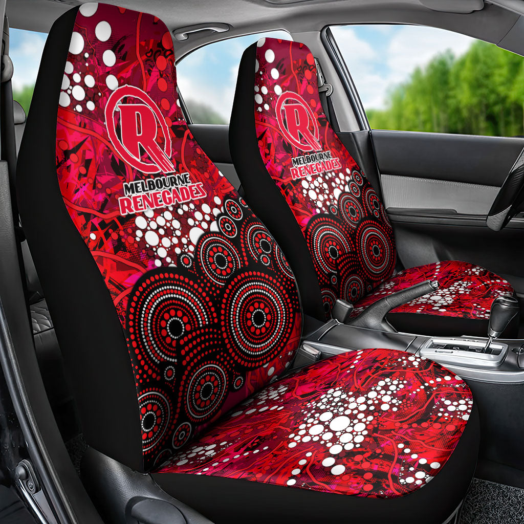 Melbourne Renegades Car Seat Cover Graffiti Urban Aboriginal Dot Abstract Design