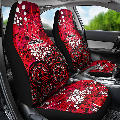 Melbourne Renegades Car Seat Cover Graffiti Urban Aboriginal Dot Abstract Design