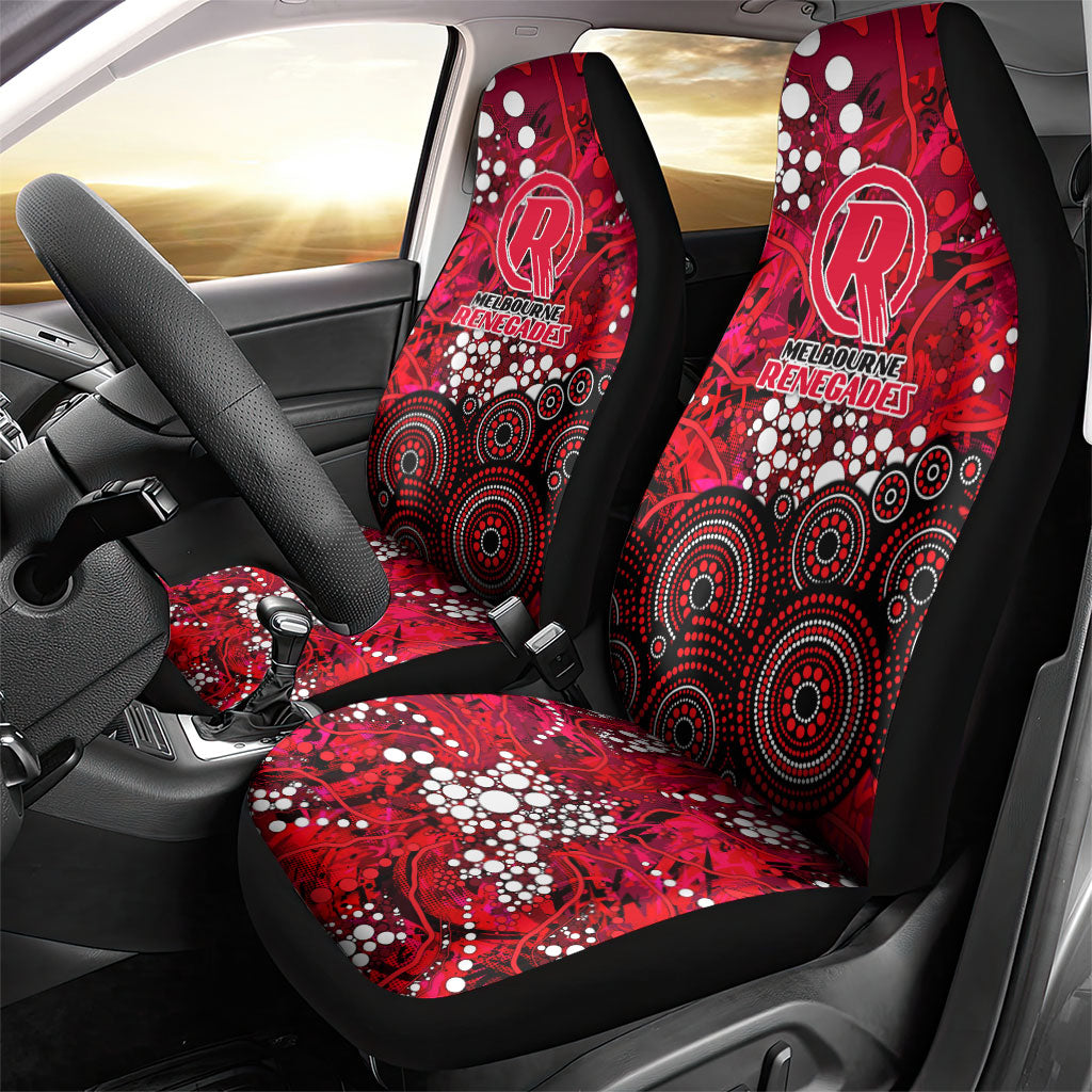 Melbourne Renegades Car Seat Cover Graffiti Urban Aboriginal Dot Abstract Design