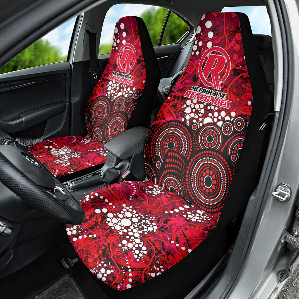 Melbourne Renegades Car Seat Cover Graffiti Urban Aboriginal Dot Abstract Design