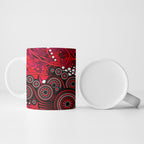 Melbourne Renegades Ceramic Mug Graffiti Urban Aboriginal Dot Abstract Design