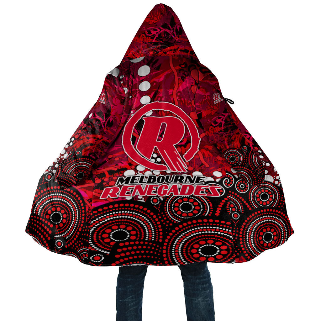 Melbourne Renegades Cloak Graffiti Urban Aboriginal Dot Abstract Design