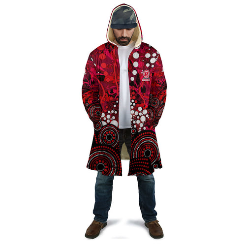 Melbourne Renegades Cloak Graffiti Urban Aboriginal Dot Abstract Design