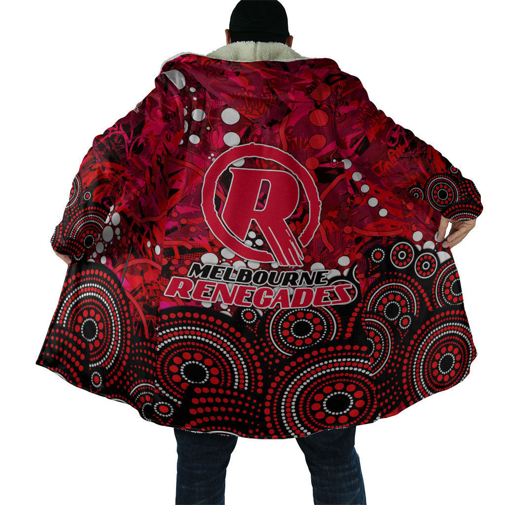 Melbourne Renegades Cloak Graffiti Urban Aboriginal Dot Abstract Design