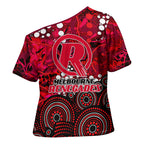 Melbourne Renegades Cross Shoulder Shirt Graffiti Urban Aboriginal Dot Abstract Design