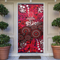 Melbourne Renegades Door Cover Graffiti Urban Aboriginal Dot Abstract Design