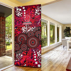 Melbourne Renegades Door Cover Graffiti Urban Aboriginal Dot Abstract Design