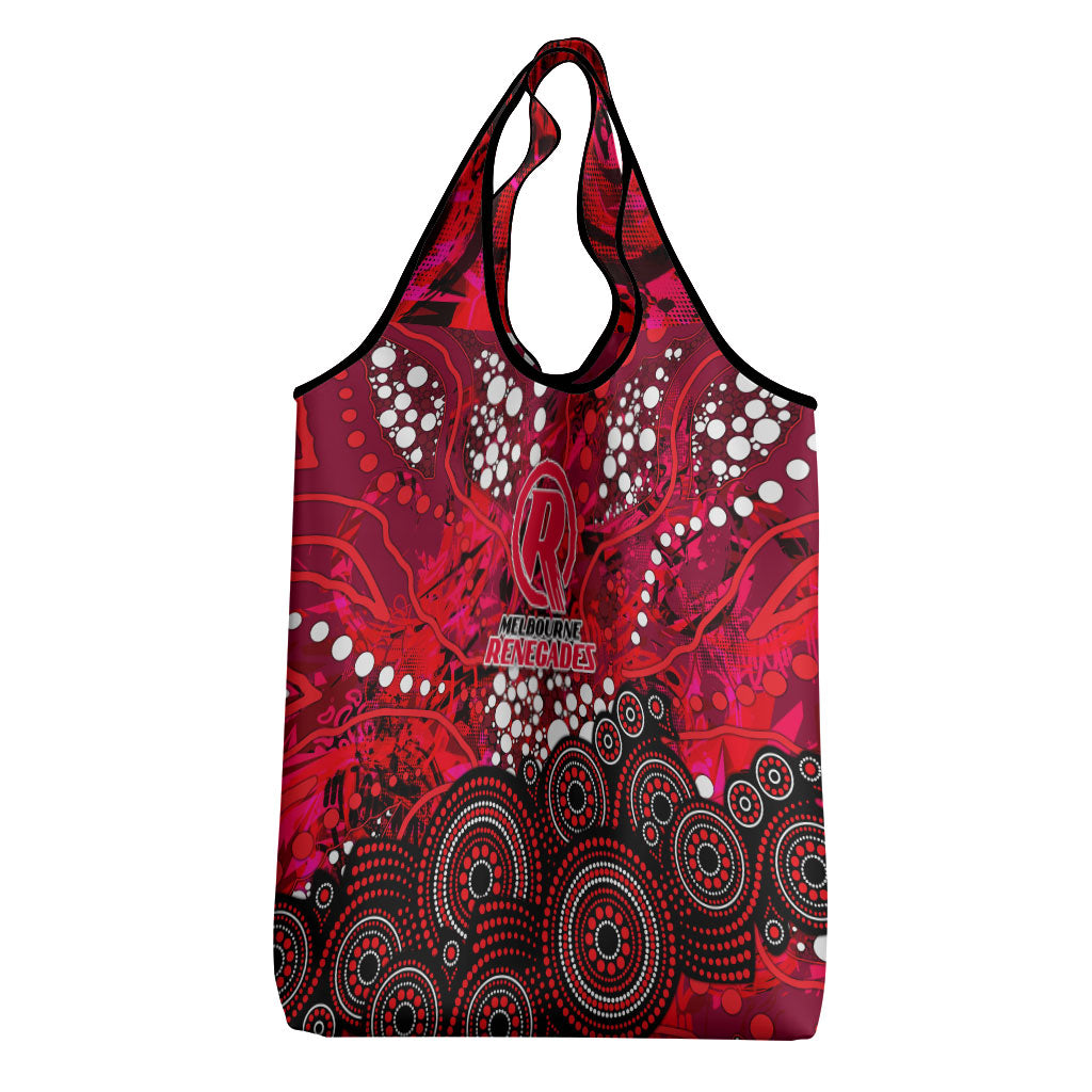 Melbourne Renegades Grocery Bag Graffiti Urban Aboriginal Dot Abstract Design