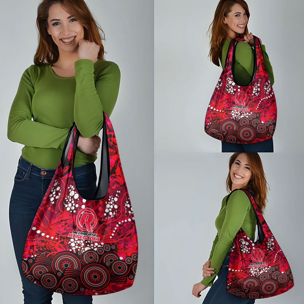 Melbourne Renegades Grocery Bag Graffiti Urban Aboriginal Dot Abstract Design
