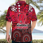 Melbourne Renegades Hawaiian Shirt Graffiti Urban Aboriginal Dot Abstract Design