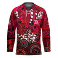 Melbourne Renegades Hockey Jersey Graffiti Urban Aboriginal Dot Abstract Design