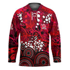 Melbourne Renegades Hockey Jersey Graffiti Urban Aboriginal Dot Abstract Design