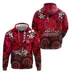 Melbourne Renegades Hoodie Graffiti Urban Aboriginal Dot Abstract Design