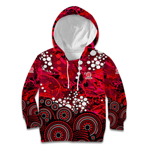 Melbourne Renegades Kid Hoodie Graffiti Urban Aboriginal Dot Abstract Design