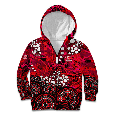 Melbourne Renegades Kid Hoodie Graffiti Urban Aboriginal Dot Abstract Design