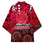 Melbourne Renegades Kimono Graffiti Urban Aboriginal Dot Abstract Design