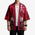 Melbourne Renegades Kimono Graffiti Urban Aboriginal Dot Abstract Design