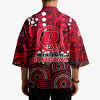 Melbourne Renegades Kimono Graffiti Urban Aboriginal Dot Abstract Design