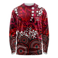 Melbourne Renegades Long Sleeve Shirt Graffiti Urban Aboriginal Dot Abstract Design