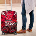 Melbourne Renegades Luggage Cover Graffiti Urban Aboriginal Dot Abstract Design