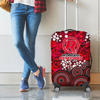 Melbourne Renegades Luggage Cover Graffiti Urban Aboriginal Dot Abstract Design