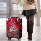 Melbourne Renegades Luggage Cover Graffiti Urban Aboriginal Dot Abstract Design
