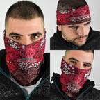 Melbourne Renegades Neck Gaiter Graffiti Urban Aboriginal Dot Abstract Design
