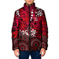 Melbourne Renegades Padded Jacket Graffiti Urban Aboriginal Dot Abstract Design