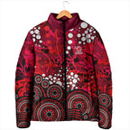 Melbourne Renegades Padded Jacket Graffiti Urban Aboriginal Dot Abstract Design