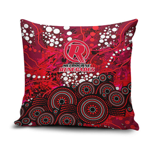 Melbourne Renegades Pillow Cover Graffiti Urban Aboriginal Dot Abstract Design