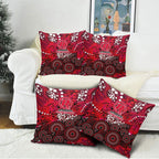 Melbourne Renegades Pillow Cover Graffiti Urban Aboriginal Dot Abstract Design